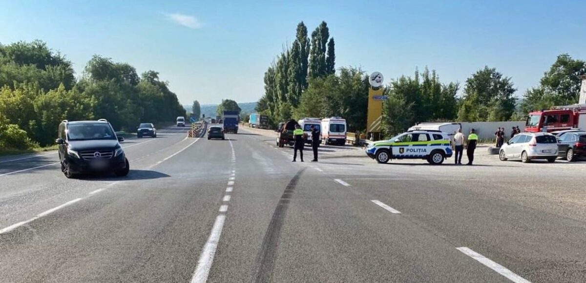 Doi morți și zece răniți într-un grav accident rutier pe traseul Chișinău–Orhei