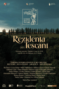 Expoziția Rezidenței Tescani 2021. Noapte albă, colorată, la Galeriile „Alfa” ale Muzeului de Artă din Bacău