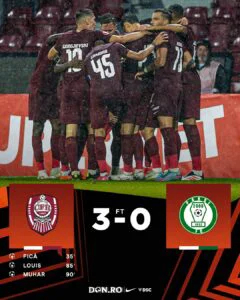 Liga Europa. CFR Cluj, victorie la scor de neprezentare cu Paksi. Ardelenii s-au calificat în turul 2 preliminar