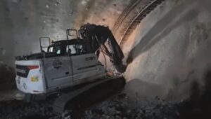 Prima galerie a Tunelului 1 de pe secțiunea Marginea-Holdea a fost străpunsă