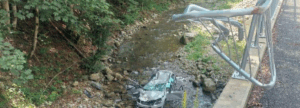 Tânăr de 20 de ani, mort după ce a căzut cu mașina într-un râu