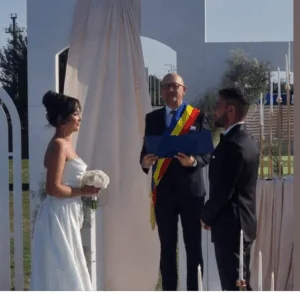 Fiica parlamentarilor Pistru-Popa s-a căsătorit cu un antrenor de la UTA Arad
