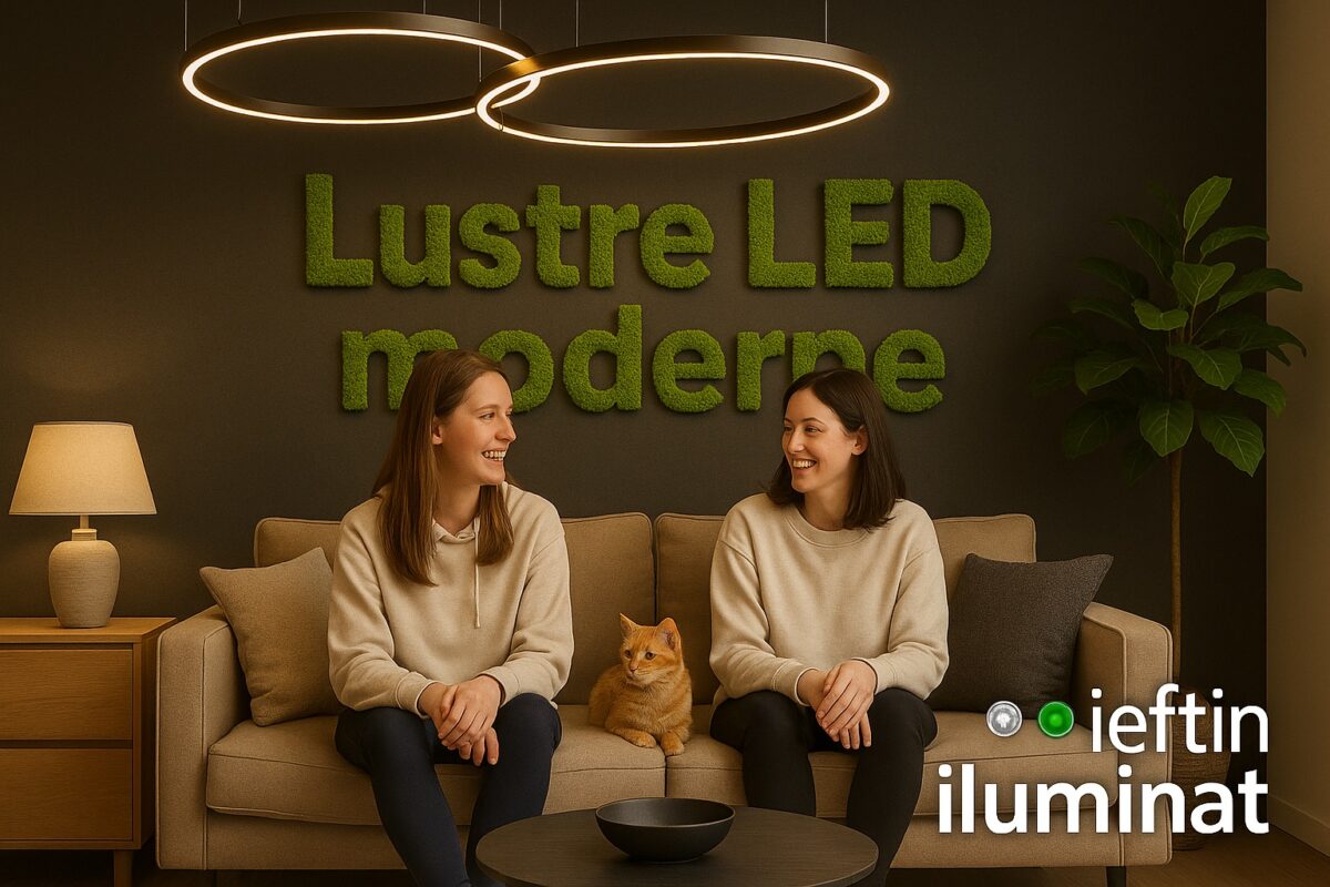 Lustre LED și candelabre LED de la iluminat-ieftin.ro: Soluții moderne și eficiente pentru iluminatul tău