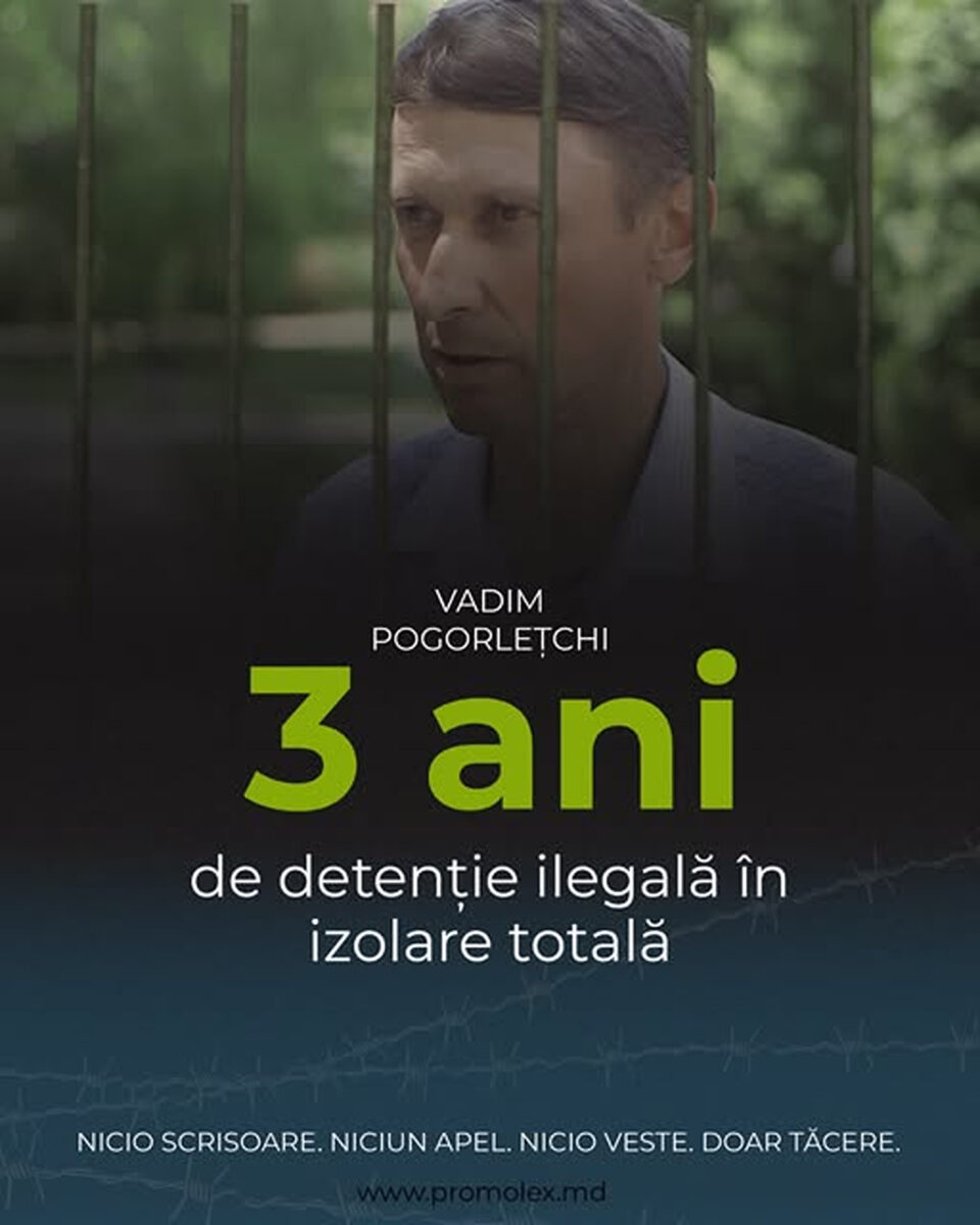 Trei ani într-o temniță din Tiraspol. Pogorlețchi, pedepsit pentru curajul de a critica regimul