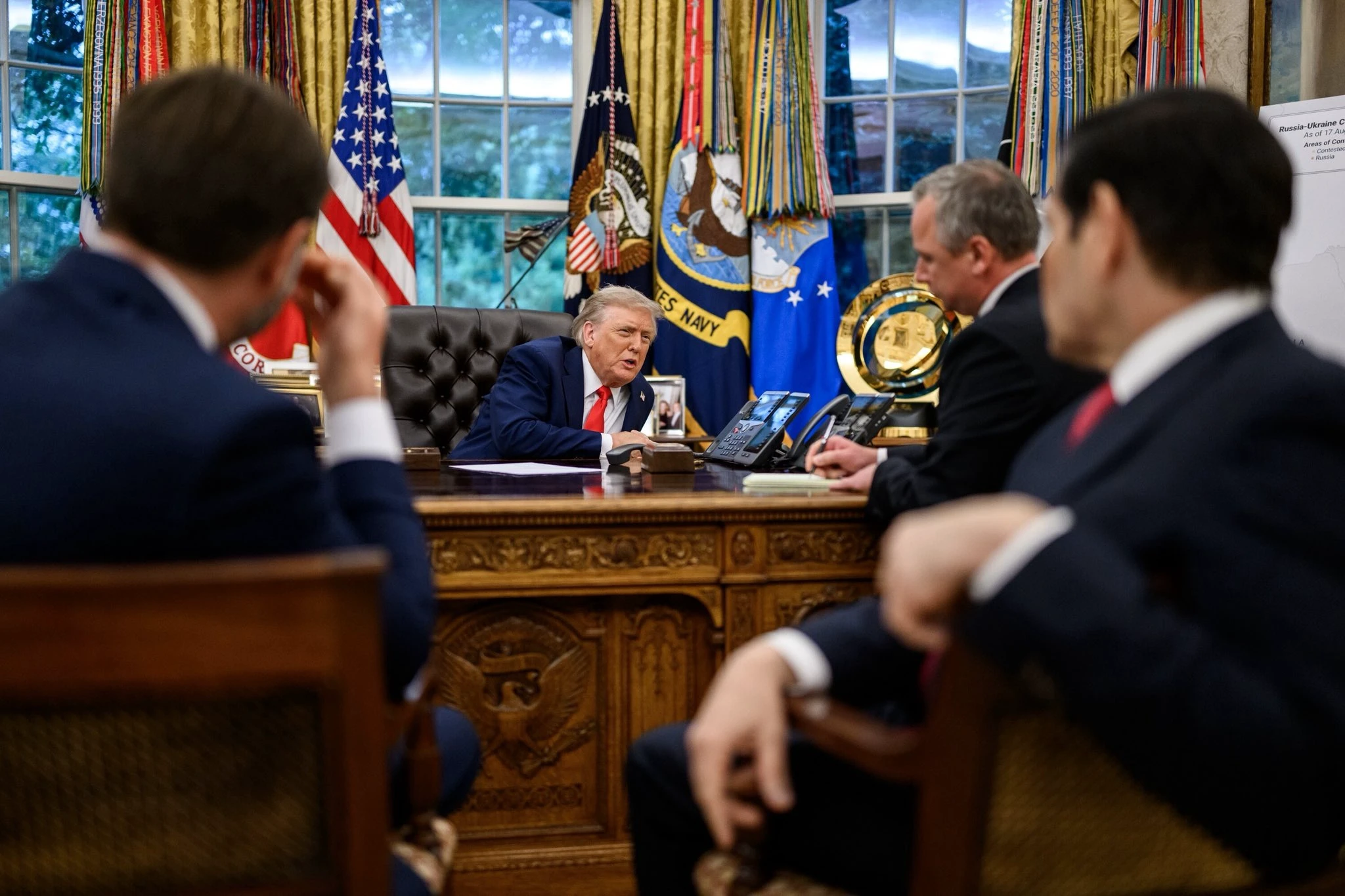 Donald Trump, Marco Rubio și JD Vance