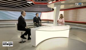 Mădălina Dobrovolschi și-a invitat soțul, comandantul Emil Dobrovolschi, la emisiunea sa de la TVR