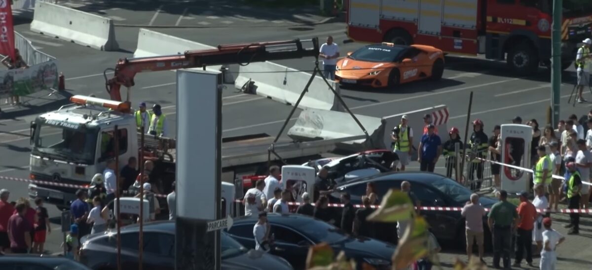 Fiul lui Mihai Leu, implicat într-un accident la Super Rally Timișoara