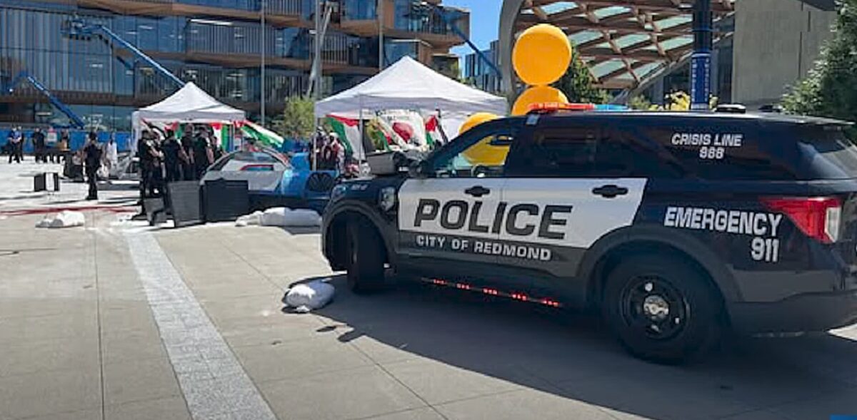 Activiști anti-Israel, protest ilegal la Microsoft. Vor ca firma să nu mai facă afaceri armata