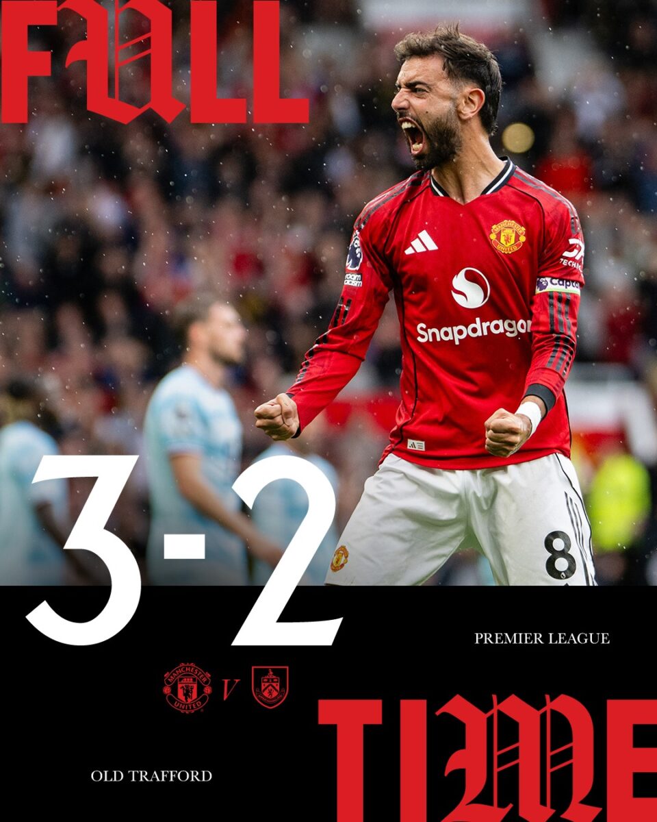 Fotbal european. Manchester United, victorie cu forcepsul contra lui Burnley. Tottenham, eșec surprinzător cu Bournemouth