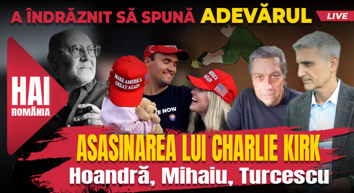 Asasinarea lui Charlie Kirk. Hai live cu Turcescu la 12:00