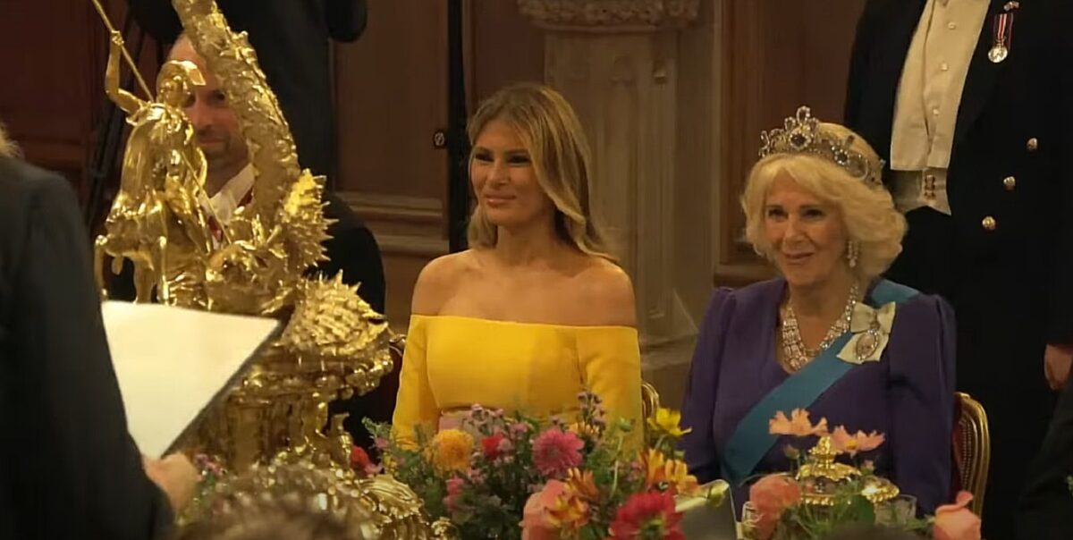 Melania Trump, la concurență cu ținute regale. Explozie de culoare și stil