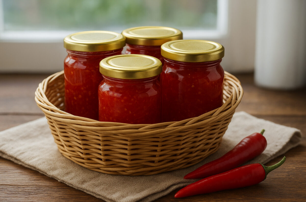 Dulceață de ardei iute ca în Transilvania. O poți savura alături de o friptură suculentă