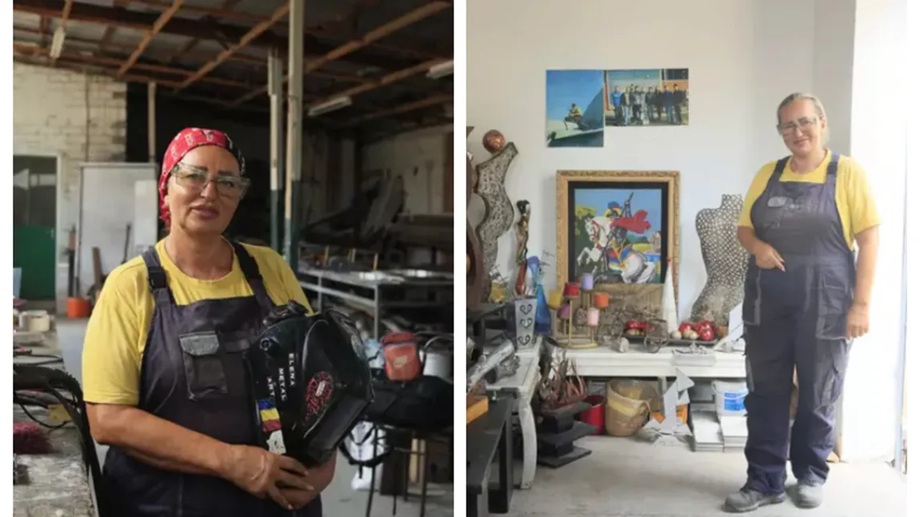 Povestea româncei care și-a câștigat o etichetă greu de dobândit. Elena Grigore e singura femeie sudor din Cipru