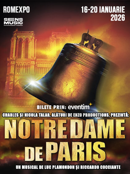 Pentru prima dată în România: musicalul original legendar „Notre-Dame de Paris”