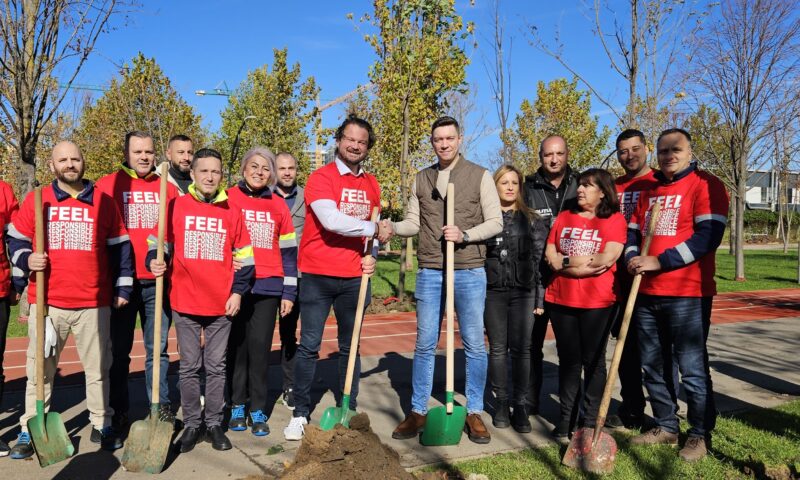 Campanie de plantare de arbori în parcul Tudor Arghezi, în paralel cu extinderea acestuia cu încă 4 hectare