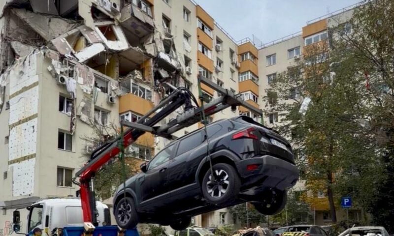 Explozie în Rahova. Brigada Rutieră a deschis un punct mobil pentru autorizațiile de reparație auto