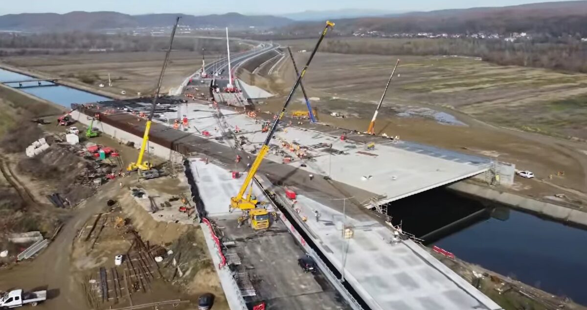 Autostrada A1 Sibiu-Pitești în munți.  Stadiul lucrărilor pe secțiunile 2 și 3