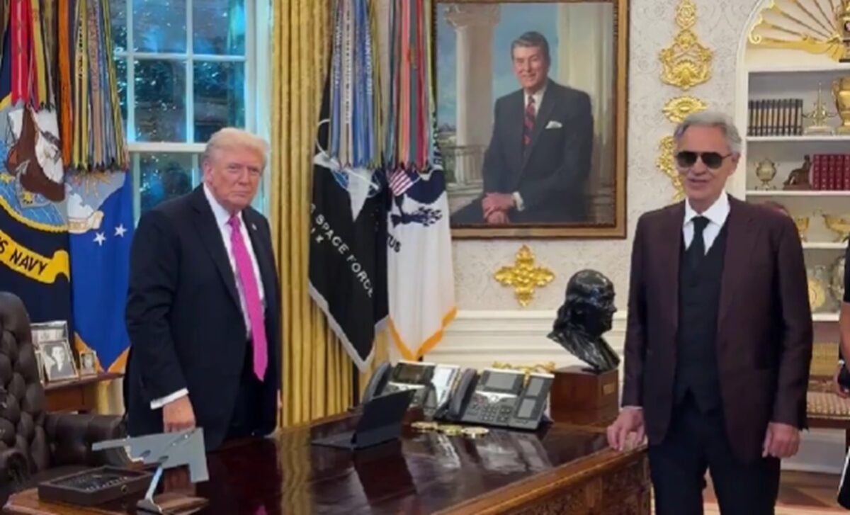 Andrea Bocelli, invitat de Donald Trump să cânte în Biroul Oval. Evenimentul nu a fost lipsit de surprize