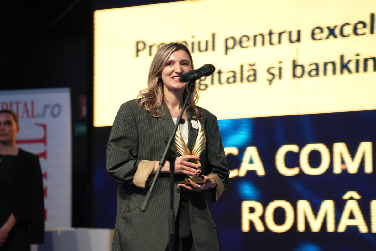 Gala Capital „Companii de Elită 2025”. Oana Micșoniu, BCR: „Răspundem solicitărilor 100% digital”