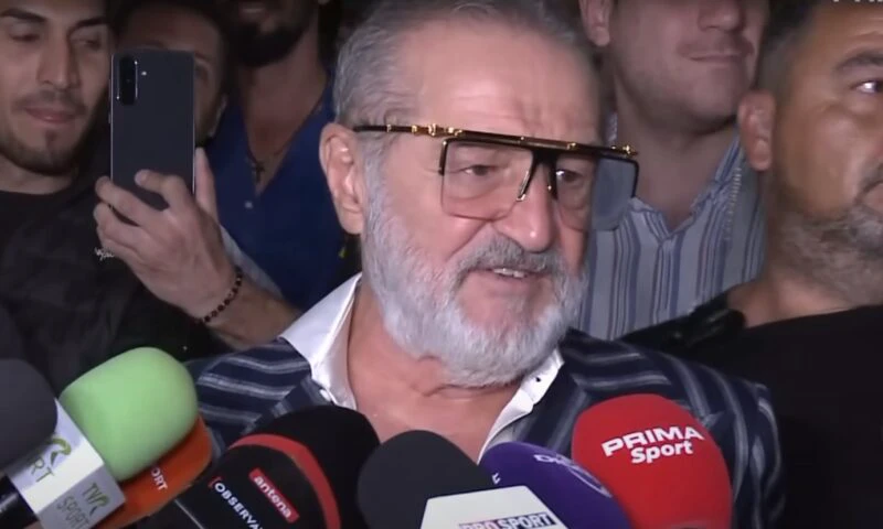 Coman și Becali au făcut pace. Cum a donat finanțatorul Stelei 100.000 de euro dintr-un foc