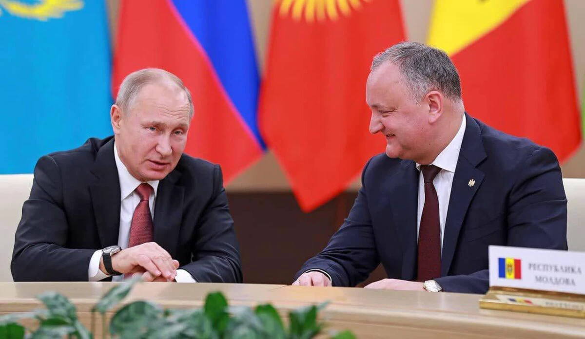 Igor Dodon şi Vladimir Putin