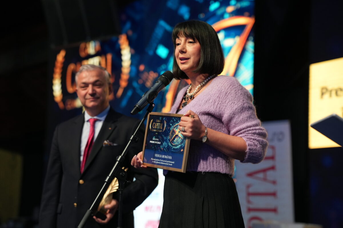 Gala Companii de elită. Irina Munteanu, Veolia România: Cuvântul care ne definește cel mai bine este reziliența