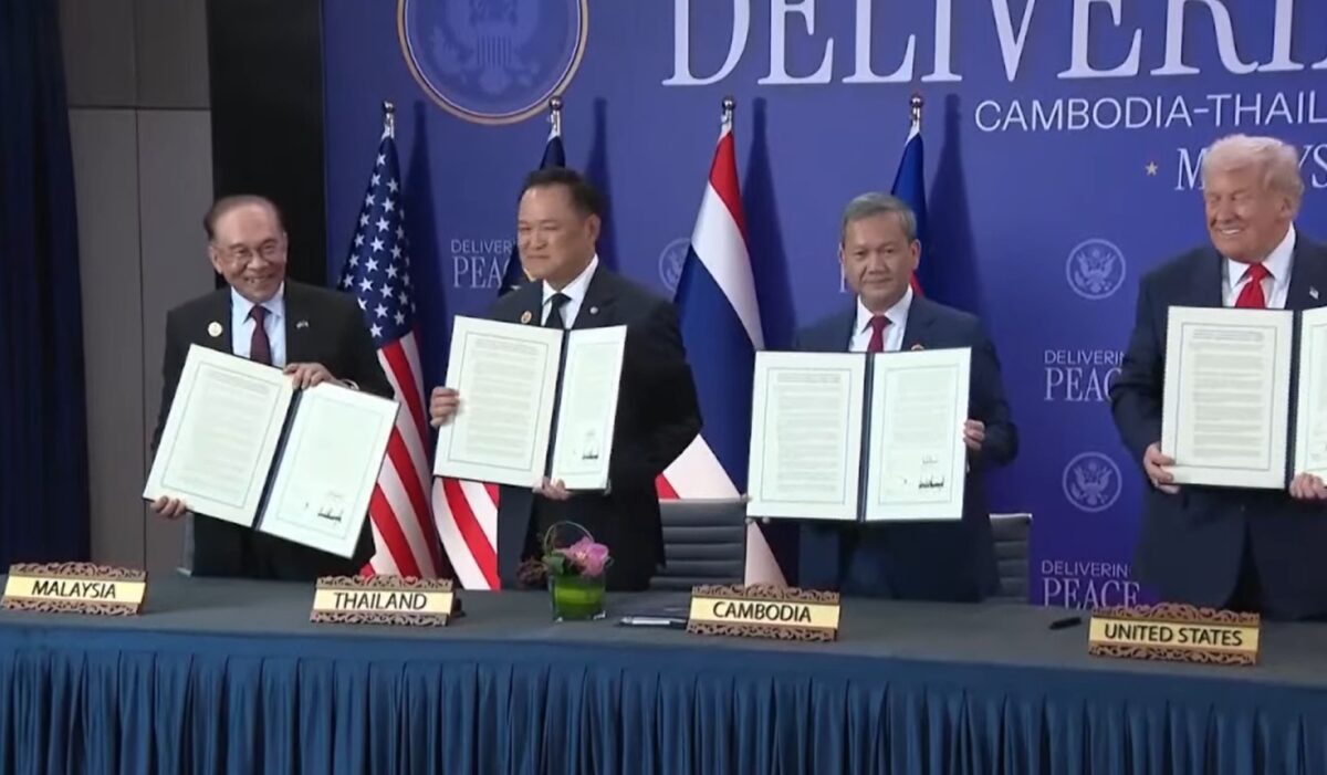Liderii Thailandei și Cambodgiei au semnat acordul de încetare a focului, în prezența lui Trump