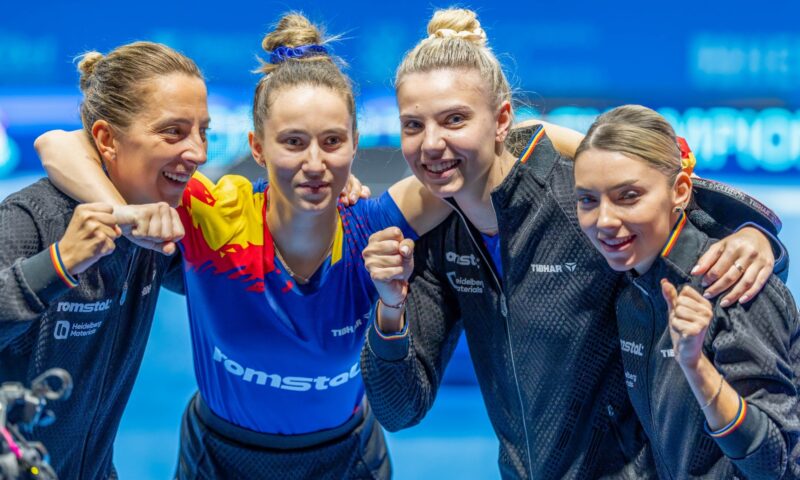 Echipele feminine și masculine de tenis de masă ale României au pierdut finalele Campionatului European. Update