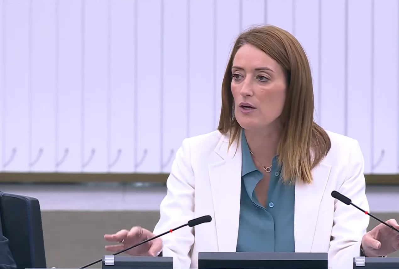 Președintele Parlamentului European, Roberta Metsola
