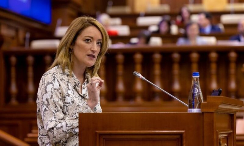 Roberta Metsola, vine la Chișinău. Urmează să susțină un discurs în Parlamentul Republicii Moldova