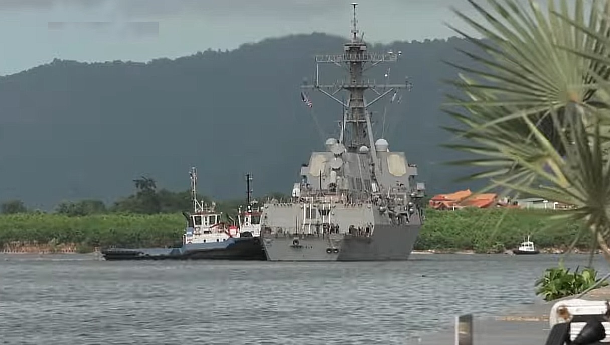 USS Gravely in Trinidad - Tobago