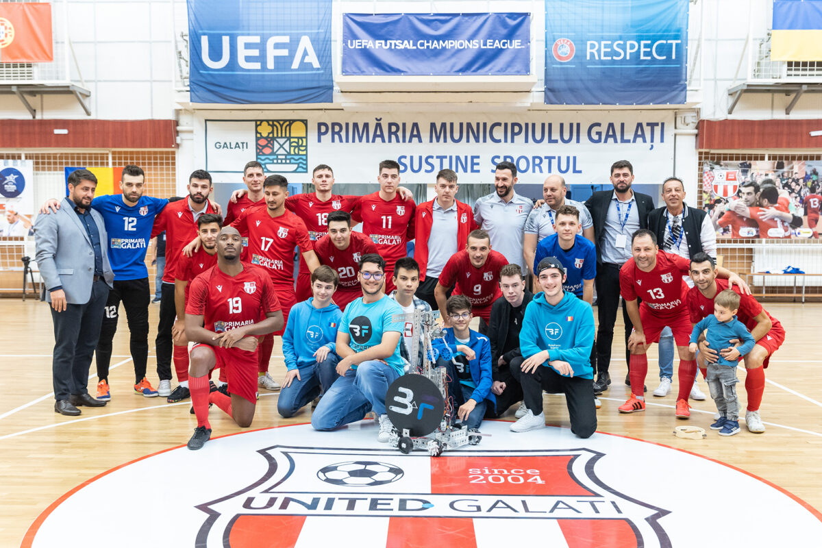 Galațiul, din nou pe harta futsalului european: United găzduiește o grupă principală din UEFA Futsal Champions League
