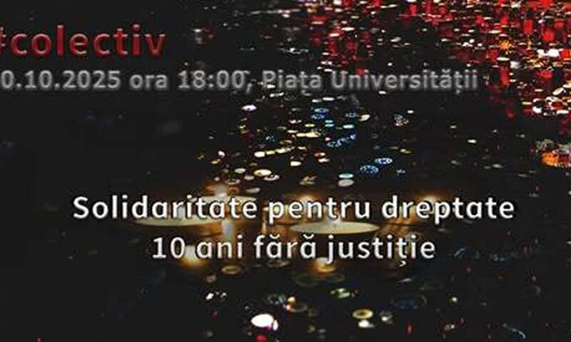 Marş în memoria victimelor, la zece ani de la tragedia din Clubul Colectiv