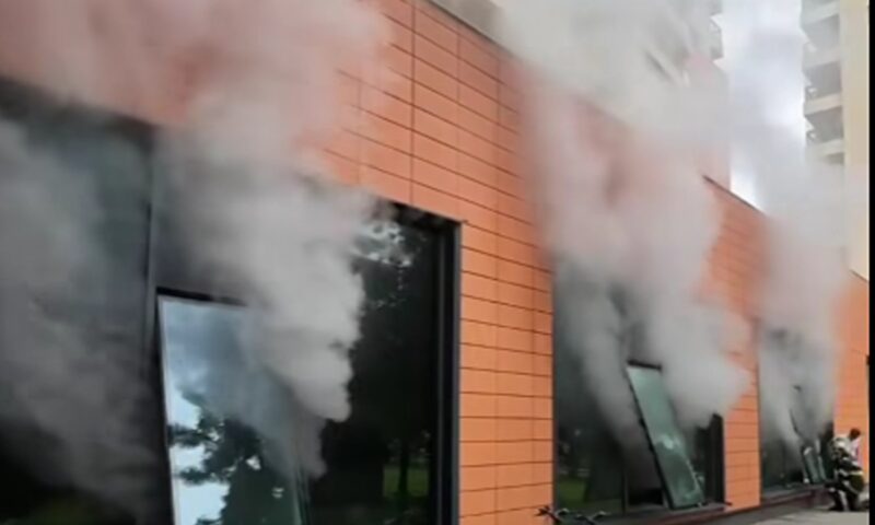 Incendiu la un centru Spa din București. A fost emis un mesaj RO-Alert