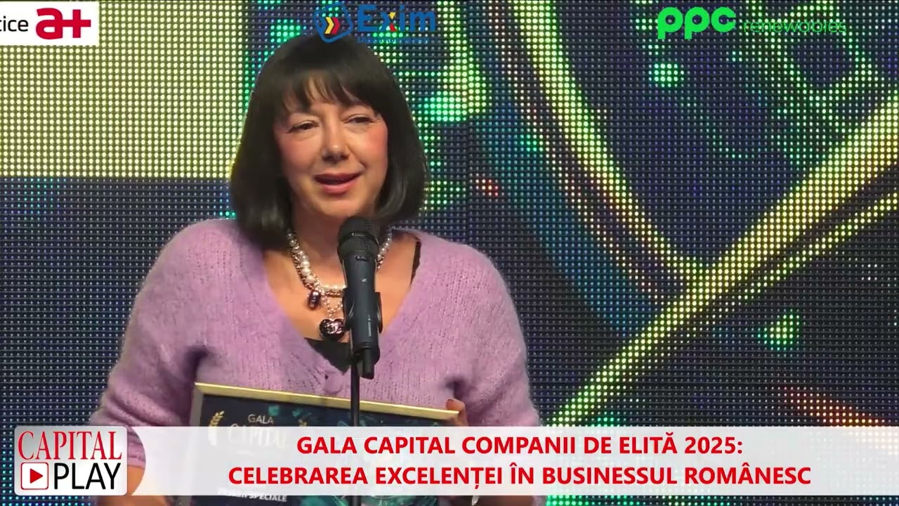 Irina Munteanu, Veolia, la Gala Capital „Cuvântul care ne definește cel mai bine este reziliența”