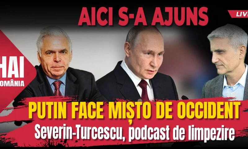 Putin face mișto de Occident. Hai LIVE cu Turcescu
