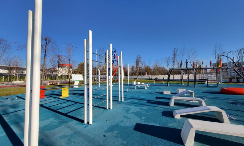 Teren viran din Sectorul 4, transformat într-un parc modern. Primăria face lucrări de dublare a suprafeței acestuia