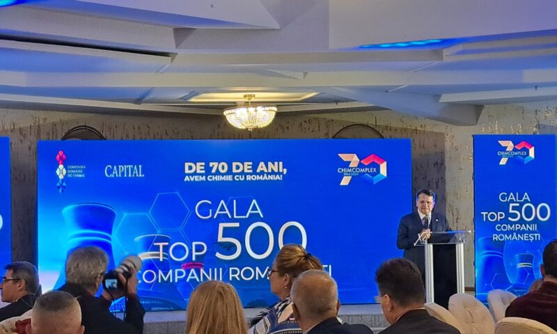 Antreprenori români, piloni ai viitorului! Chimcomplex a premiat curajul la „Gala Capitalului Românesc”