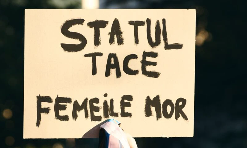 Protest în fața Guvernului după crima din Teleorman. Cereri ferme pentru protecția femeilor