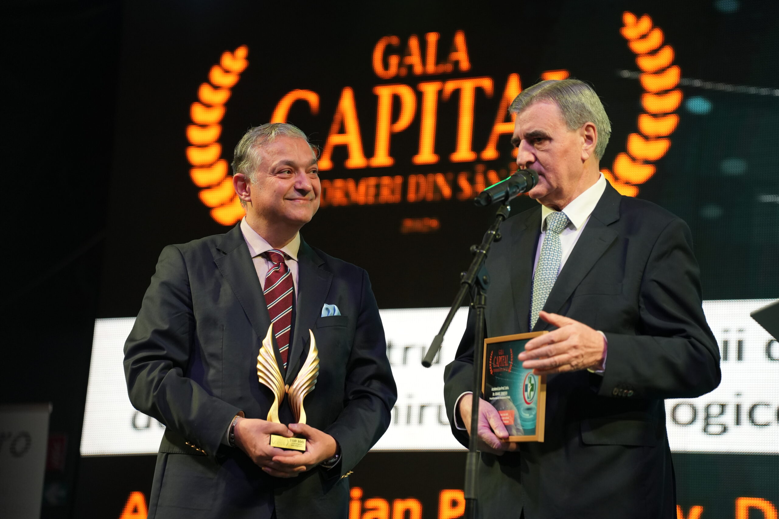 Academician Prof. Univ. Dr. IOANEL SINESCU la GALA CAPITAL Performeri din sănătate 2025