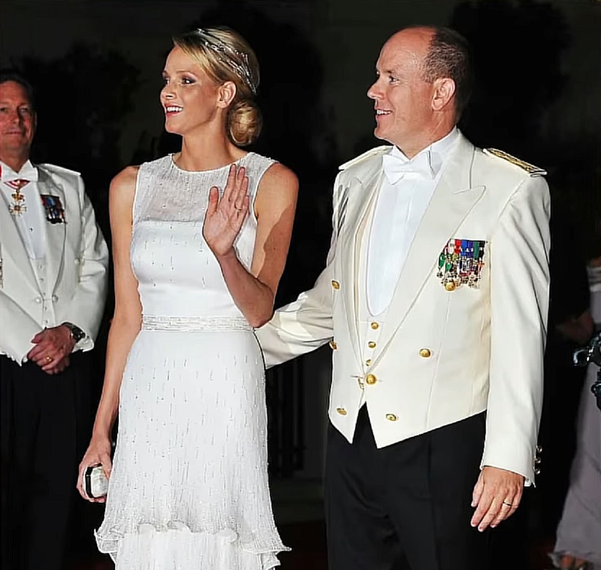 Charlene și Albert de Monaco