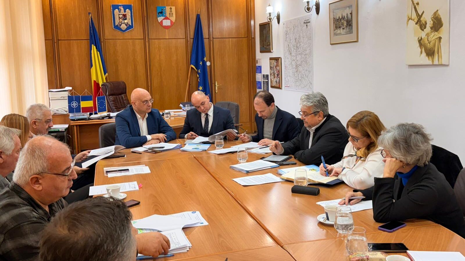 Conferința de presă de la Ploiești