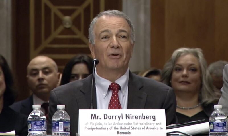 Darryl Nirenberg, audiat de Congresul american. Se află la un pas să devină ambasador al SUA în România