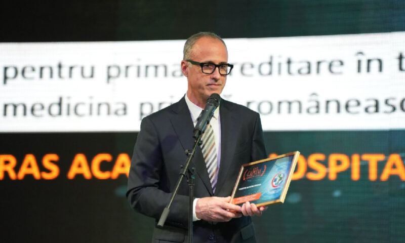 Gala Capital Performeri în Sănătate. Ponderas Academic Hospital, premiat pentru prima acreditare în transplantul de os în medicina privată românească