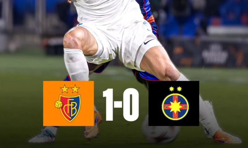 Europa League: FCSB a fost învinsă de FC Basel, scor 1-3. Update