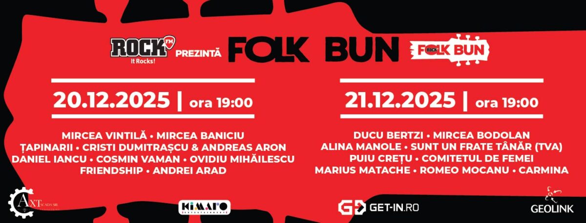 Pe 20 și în 21 decembrie, Gala Folk Bun - 10 ani revine în forță cu două spectacole folk