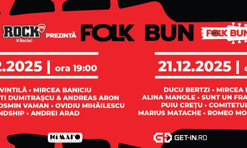 Pe 20 și în 21 decembrie, Gala Folk Bun - 10 ani revine în forță cu două spectacole folk