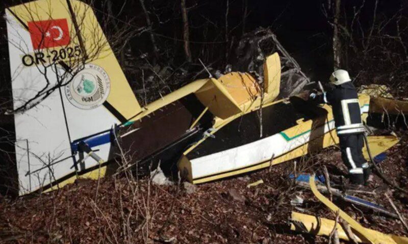 Avion turc de stingere a incendiilor, prăbușit în Croația. Pilotul și-a pierdut viața