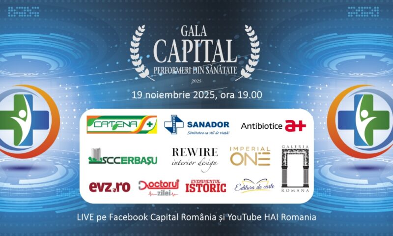 Excelența în medicină celebrată la  Gala Capital Performeri din Sănătate, ediția 2025