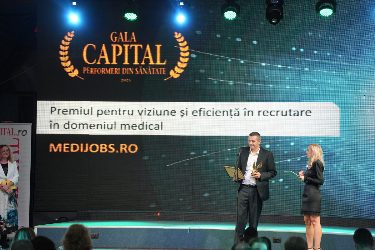 Platforma Medijobs.ro, premiată pentru rolul în modernizarea proceselor de recrutare în domeniul medical